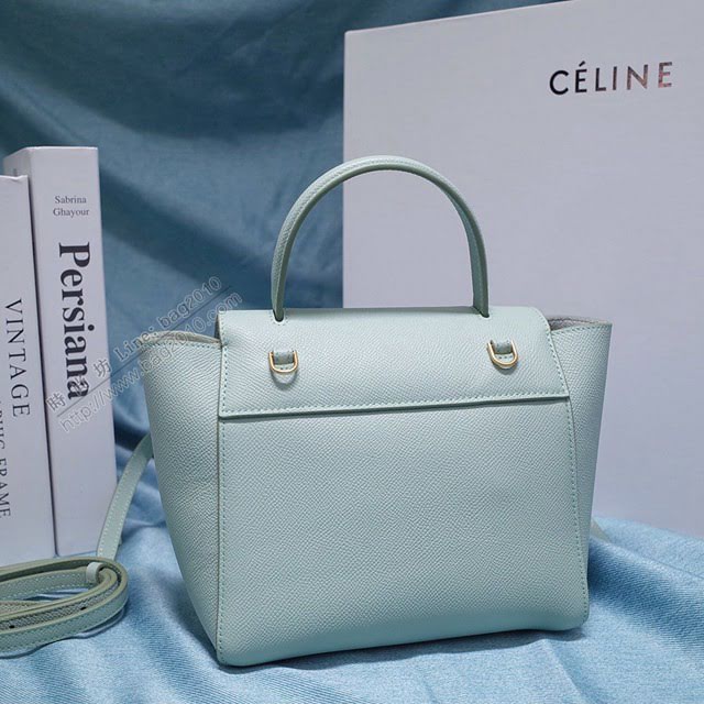 Celine女包 賽琳掌紋牛皮小號手提包 Celine belt bag鯰魚包 189003  slyd2049